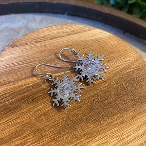 Silpada Snowflake Earrings